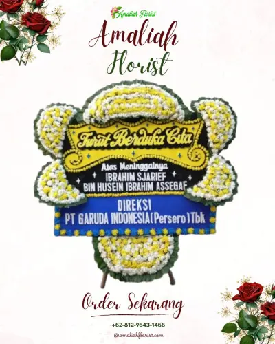 Papan Bunga Duka di Sanca