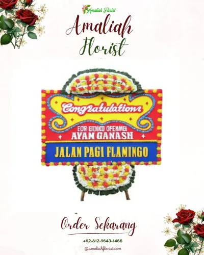 Bunga Papan Congratulation di Sanca